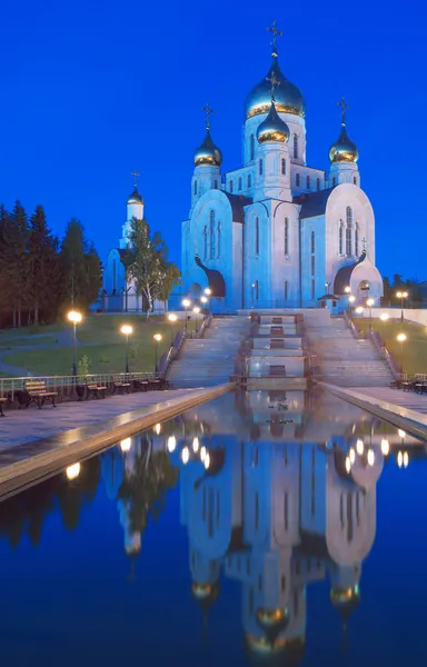 Igreja Ortodoxa. Khanty-Mansiysk. Rússia . — Fotografia de Stock