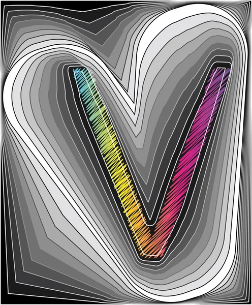 Font abstract. Ilustrație vectorială — Vector de stoc