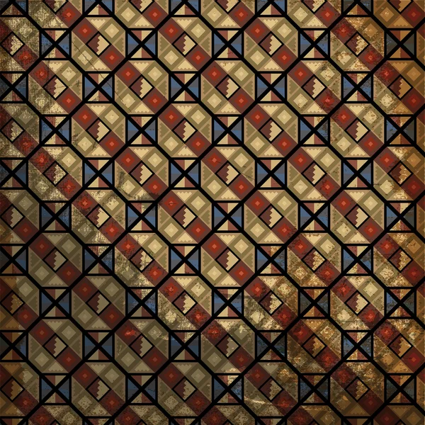 Grunge-Inka-Muster. Vektorillustration — Stockvektor