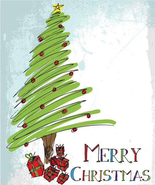 Bosquejo Del Lápiz Del árbol De Navidad Stock de ilustración - Ilustración  de bosquejo, lápiz: 19134342