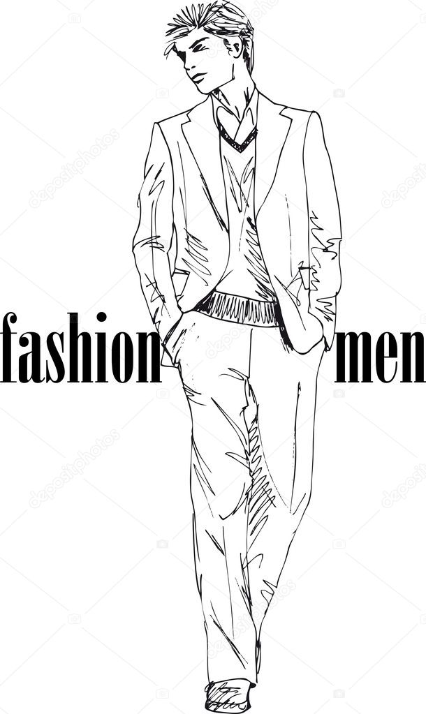 Stylish Handsome Mans Vector & Photo (Free Trial) | Bigstock