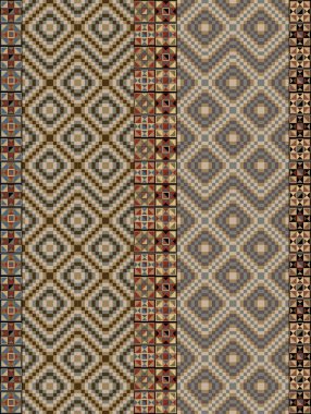 Inca pattern. Vector illustration clipart