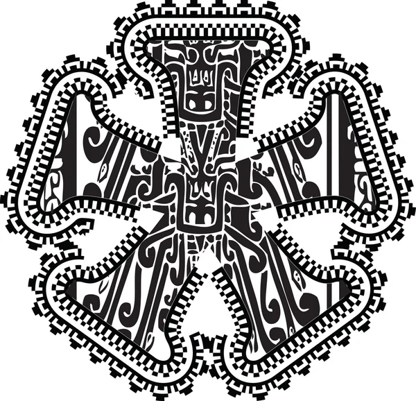 Símbolo de Asterisco con dibujo antiguo. Ilustración vectorial — Vector de stock