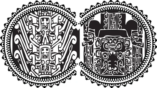古代デッサンと無限のシンボルです。ベクトル イラスト — ストックベクタ