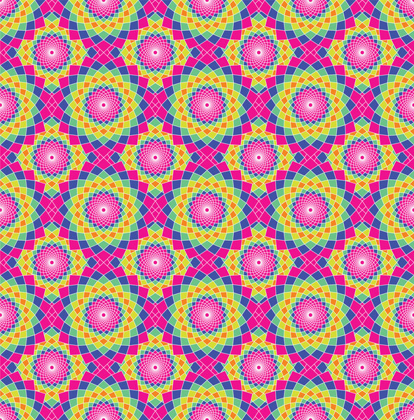 Abstract ethnic vector seamless background.