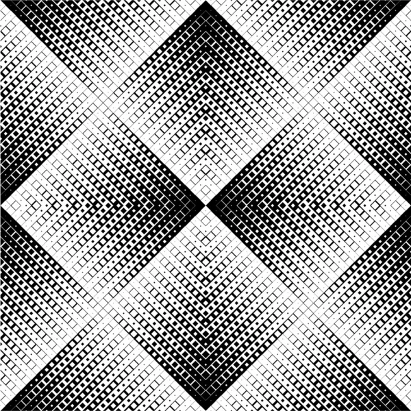 Modèle en zigzag noir et blanc — Image vectorielle