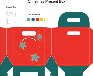 Decorative Christmas Box clipart