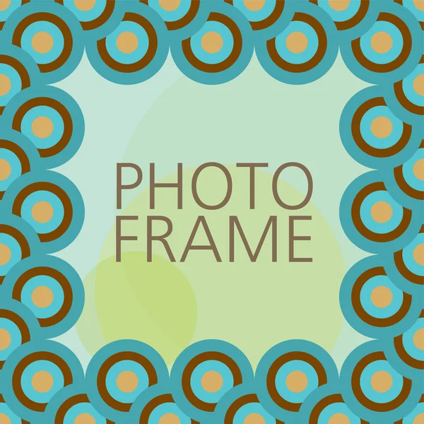 stock vector Vector design for photo frame