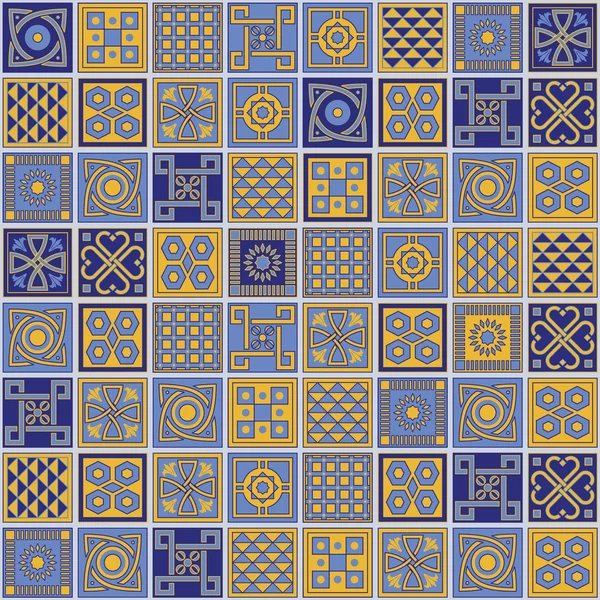 Modelos Azulejos . — Archivo Imágenes Vectoriales