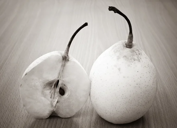 Pears sepia — Stock Photo, Image