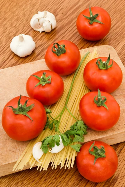 stock image Spaghetti ingredients