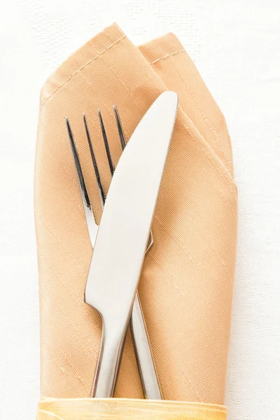 Couteau et fourchette — Photo
