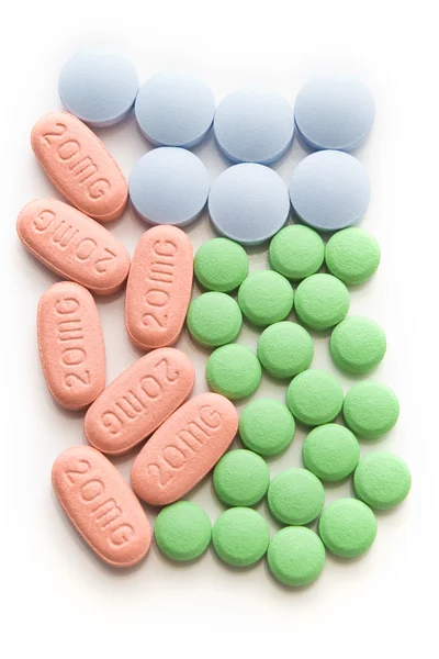 Pills arranged — Stock Photo, Image