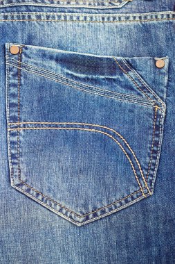 Blue jeans detail clipart