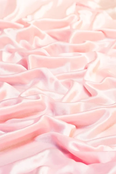 Tissu de soie rose — Photo