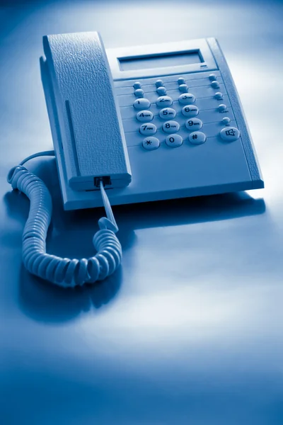 Telefono blu tonica — Foto Stock