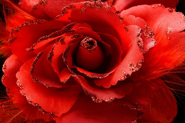 Fabric rose — Stock Photo, Image