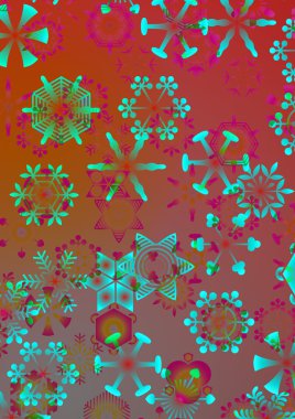 Modern ve sevimli bir grafik deseni