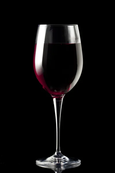 แก้วกับไวน์แดง — ภาพถ่ายสต็อก