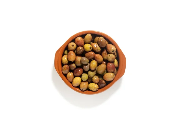 Miska z oliwkami — Zdjęcie stockowe