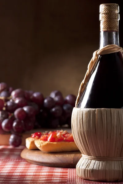 Red Wine Flask — Stock Photo, Image