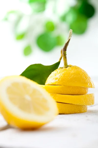 stock image Sliced Lemon