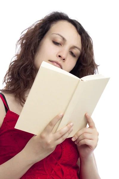 Chica leyendo un libro — Foto de Stock