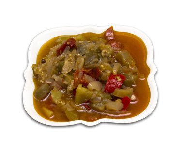 Taste vegetable ragout with meat clipart