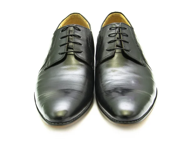 Mans sapatos no fundo branco — Fotografia de Stock