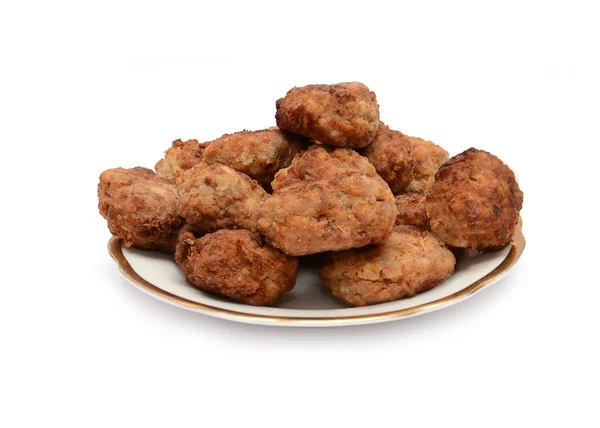 stock image Cutlets on a white background