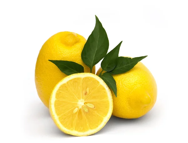 Tam sulu limon ve bir buçuk — Stok fotoğraf