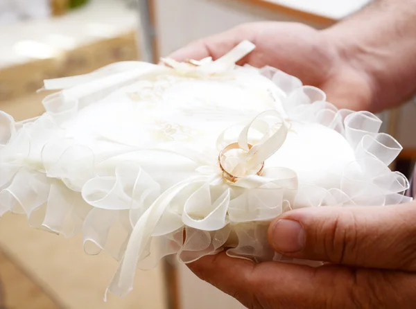 stock image Rings on wedding