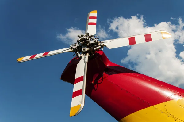 Turbine and helicopter blades — Stock Photo, Image