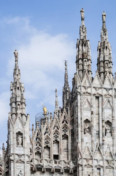 Duomo di milano, katedrála v Miláně — Stock fotografie