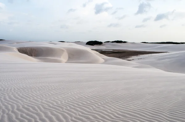 Písečné duny lencois maranheses v Brazílii — Stock fotografie