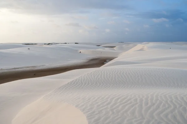 Sanddünen der lencois maranheses in Brasilien — Stockfoto