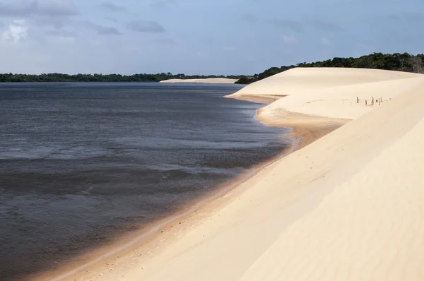 Lencois maranheses Brezilya'nın kum tepeleri — Stok fotoğraf