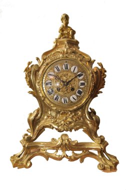 Antique clock clipart