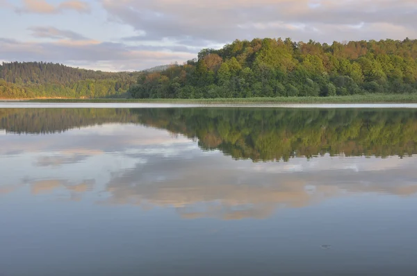 Stock image Lake. sunset