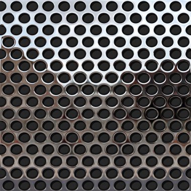 Perforated metal clipart