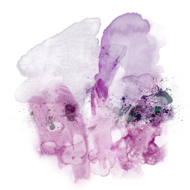 Abstract watercolor paint clipart