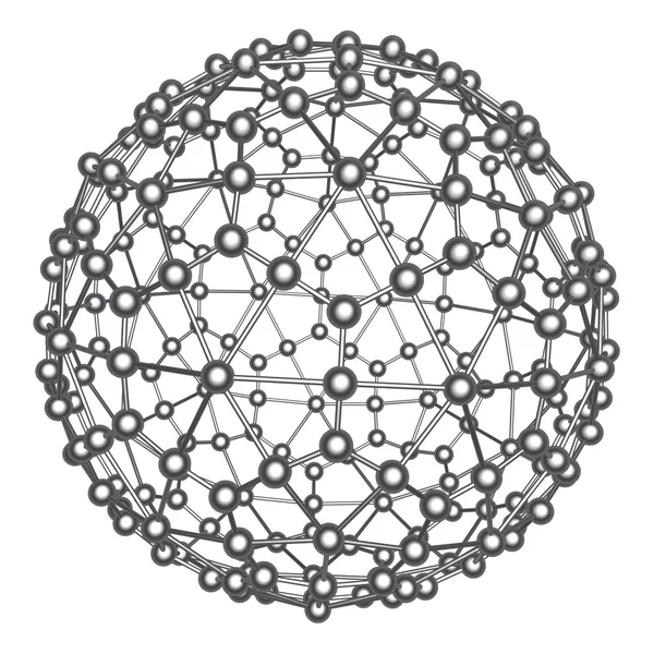 Абстрактная модель атома — стоковое фото