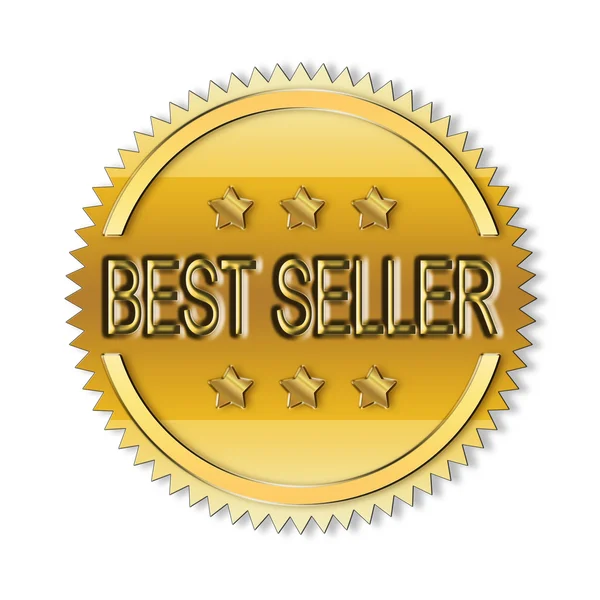 Selo best-seller — Fotografia de Stock