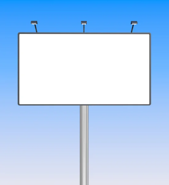 Άδειο κενό billboard — Φωτογραφία Αρχείου