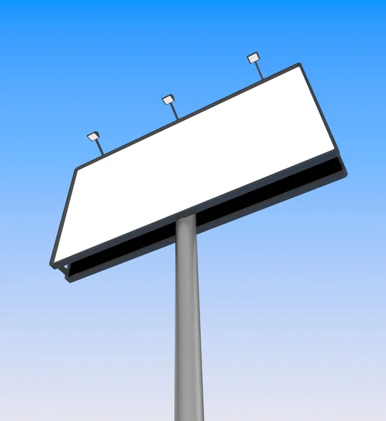 Billboard em branco — Fotografia de Stock