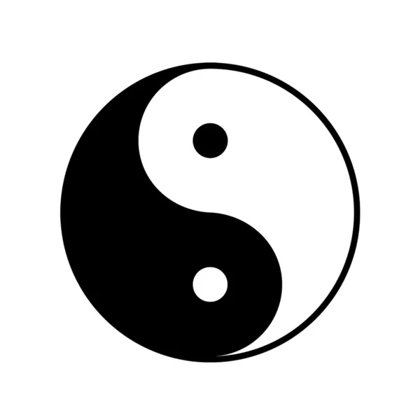 Taoistic символ — стокове фото