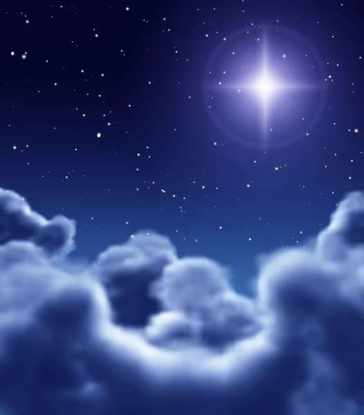 별이 빛나는 밤 — 스톡 사진
