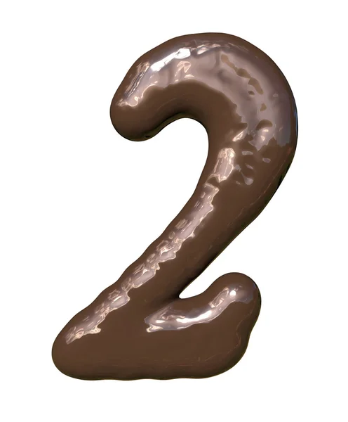 Numéro de chocolat — Photo