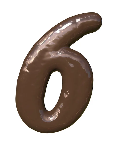 Choklad nummer — Stockfoto