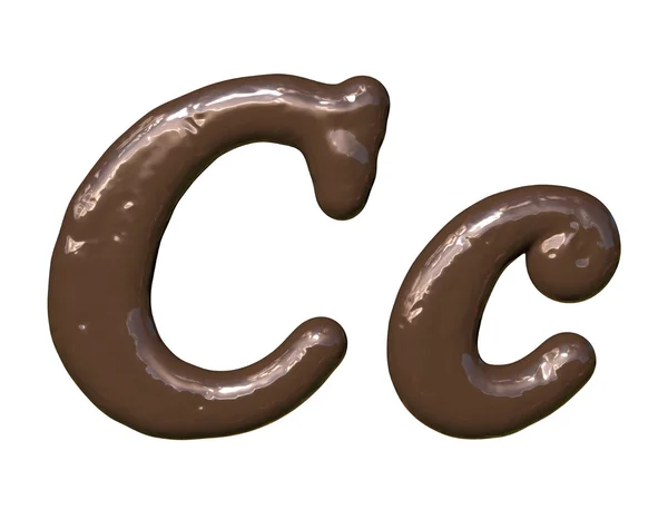 Çikolata yazı tipi — Stok fotoğraf
